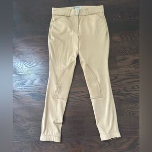 Dover Saddlery Tan Riding Breeches size L (girls)